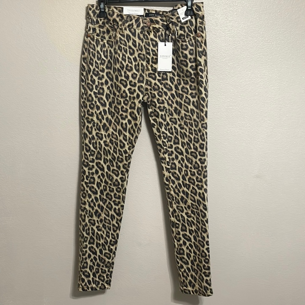 NWT Judy Blue Leopard Skinny Jeans 9/29